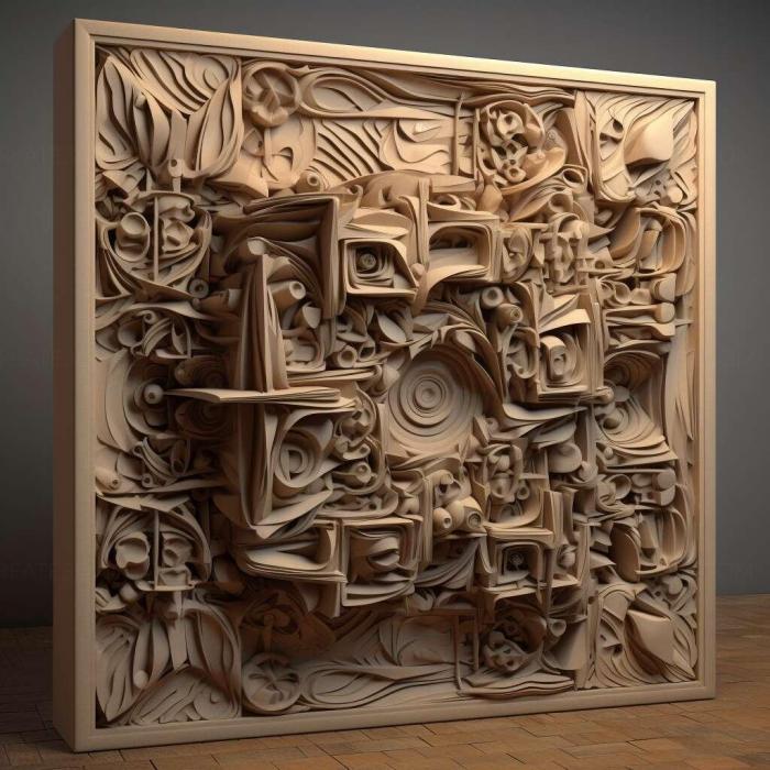 نموذج ثلاثي الأبعاد لآلة CNC 3D Art 